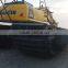 Brand new amphibious excavator with side pontoons GET210 applicable in max 5m water dredging excavator