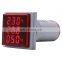 AC 60-500V 0-100A 20-75Hz LED Digital AC Voltmeter Ammeter Signal Lights 220V Voltage Current Hz Meter Volt Amp Tester Detector
