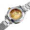Skmei M024 Luxury And Fashion Automatic Mechanical Watch Luminous Pointer Stainless Steel Diver Waterproof Wristwatch