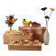 modern fashion multi functional solid beech wood dessert display rack sushi cake buffet stand