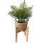 vitalucks new style modern banboo indoor upgraded stable pot stand for plants