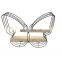 2019 new chinese modern portable decorative iron metal butterfly shape toy wall racking shelf