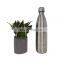 Wholesale 500ml cola water bottle double wall cola shape stainless steel vacuum water bottle with lid