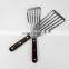Solid Wood Handle Slotted Turner Stainless steel Fish Spatula