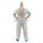 EN14126 Disposable Emergency Coverall Chemical Microporous Taped Coveralls