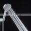 High quality Water Saving 1 Spray Setting Bathroom chrome abs plastic handheld shower head POM structure for health