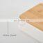 2021New Arrivals Wood Round Makeup Mirror Cosmetic Bamboo Small Travel Mirror With Storage Tray