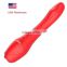 USA Free Shipping and Fast Delivery Rose Vibrator with Heating Function Hot Selling Sex Toy for Woman Rose Wand Massager%