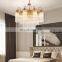 Big Crystal Pineapple Beads Chandelier Customized Project Pendant Lamp For Lobby