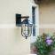 Black IP65 Waterproof Outdoor LED Wall Sconces Square Exterior Light Fixtures Modern Wall Mount Lamp