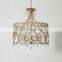 Modern Gold Chrome Luxury Crystal Electric Chandelier Pendant Lighting for Home Hotel Wedding Light