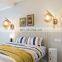 Creative selling hotel indoor living room bedroom bedside lamp european style modern lights lighting stair wall lamp