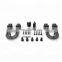 3 ft Sliding Flat Track Draft Barn Door Hardware Kit Set For Interior Barn door