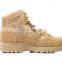 High quality steel toe men's women genuine russian leather military combat   boots brown