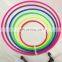 hula fitness hoop 32 detachable knots  auto-spinning adjustable size 52 inch hula ring