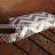 Custom Gray Zig Zag Print Diaper Clutch OEM Chevron Diaper Clutch Changing Pad