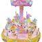 Guangdong Supply Zhongshan Tai Lok Entertainment Manufacturing Small and Medium-sized Indoor and Outdoor Play Equipment Merry-go-round 6-seat Palace Carousel Luxury Mini-carousel
