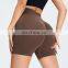 Wholesale Seamless High Waist Scrunch Butt Lift Peach Hip Stretchy Breathable Yoga Shorts Women Workout Gym Fitness Wear Clothes