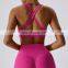 Cross Back Recyclable Yoga Sexy Bras Factory Sales Women Square Neck Sports Tank Tops