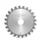 Conical scoring saw blades