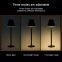 LED Nordic Eisenkunst Atmosph?rische Moderne Schreibtischlampe mit Berührungsdimmung, Metall-Augen-Schutz-Tischlampe für Bar, Wohnzimmer und Schlafzimmerbeleuchtung