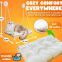 Solid wood Seat & Strong Suction Cups Cat Window Bed & furniture for Cat Hammock Inside hanging Window shelf Cat Window peach