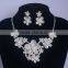 New Style Arrival Custom Jewelry Flower Plated Necklace Set Wholesale