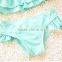 1-8Y Baby Girl Beachwear Lovely Girl Summer 3 PCS Bikini Big Bow Swimming Suit Kids Girl Swimwear
