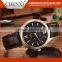 Top Quality Fashion Unisex Brand Quartz Custom Logo Leather Watches