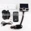 user manual car mp3 player with fm transmitter, 1.5 inch blue screen display song name, supports two remote control