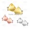 E1028 Wholesale Nickle Free Antiallergic White Real Gold Plated Earrings For Women New Fashion Jewelry