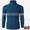 Mens Casual Turtleneck Slim Fit Pullover Sweaters with Twist Patterned