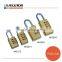 Suitcase 3 Dial Letters Combination Brass Padlock