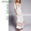 Mystical Maxi Embroidery Dresses for Women Fashion Vestidos Casuales Dress HSd7482