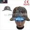 high quality custom camouflage LED cap