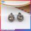 Fashion women's waterdrop stud earring, hot sale crystal stud eardrop