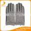 2016 soft black sheepskin palm leather gloves with woolen handback