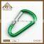 Custom D shaped Aluminum Karabiners Hook