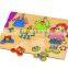 wholesale and OEM diy fashion pretty girl wooden dress puzzle