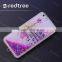 glitter sandglass liquid soft cellphone case for iphone 6 6plus