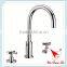 copper chrome plating 3 hole basin faucet 2502