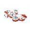 Silver Plated Hyacinth Color #236 Rhinestone Jewelry Rondelle Spacer Beads Variation Color and Size 4mm/6mm/8mm/10mm