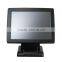 Revolutionary value-added dual hinge design CPU 15 inch pos system for restaurant