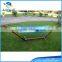 Deluxe canvas wood hammock stand