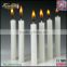 cheap 8pcs polybag pack paraffin wax unscented white candle to Africa