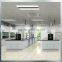 Steel microbiological laboratory island benches