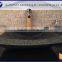 polished granite lavabos stone wash basin with black color countertop plate