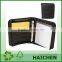 Black A4 Executive Conference Folder PU Portfolio Leather Zipped Organiser