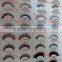 real mink strips eyelashes with custom package box thick looking natural mink fur eyelash