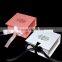 Gift box with ribbon/bow tie gift packaging paper box/custom bow tie box